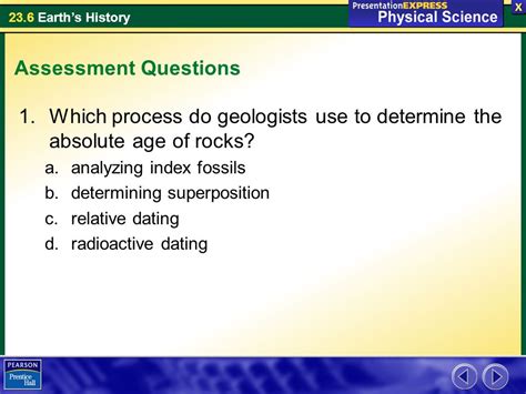 do geologists use absolute dating